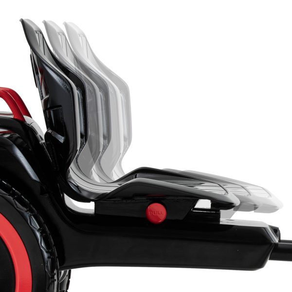 Rollplay Flex XL 12V. Image showing side of the go-kart, and seat.