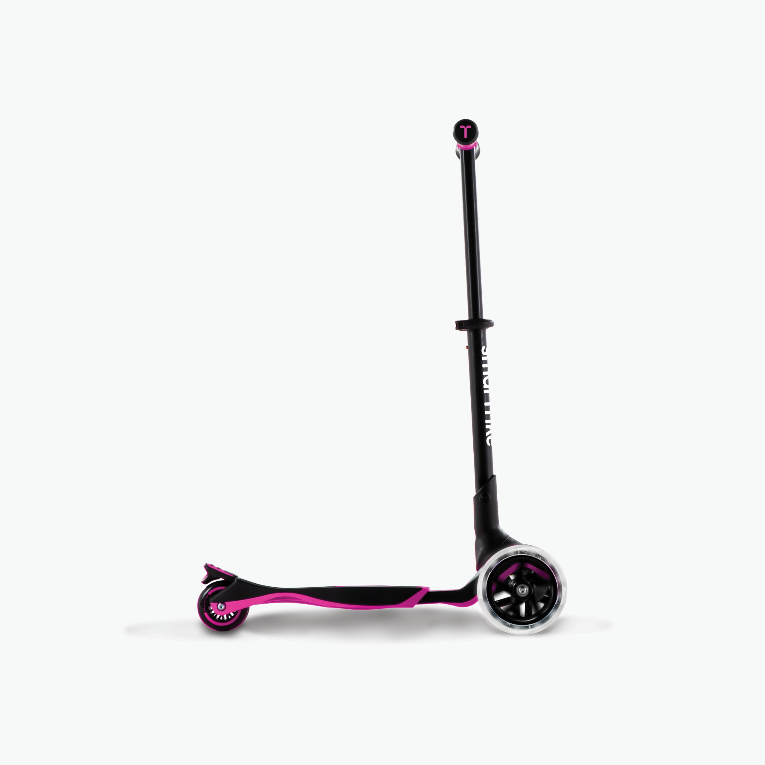 Xtend Scooter - Pink - side view of the scooter.