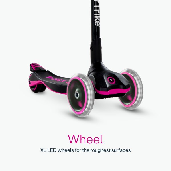 Xtend Scooter - Pink - image showing the wheels