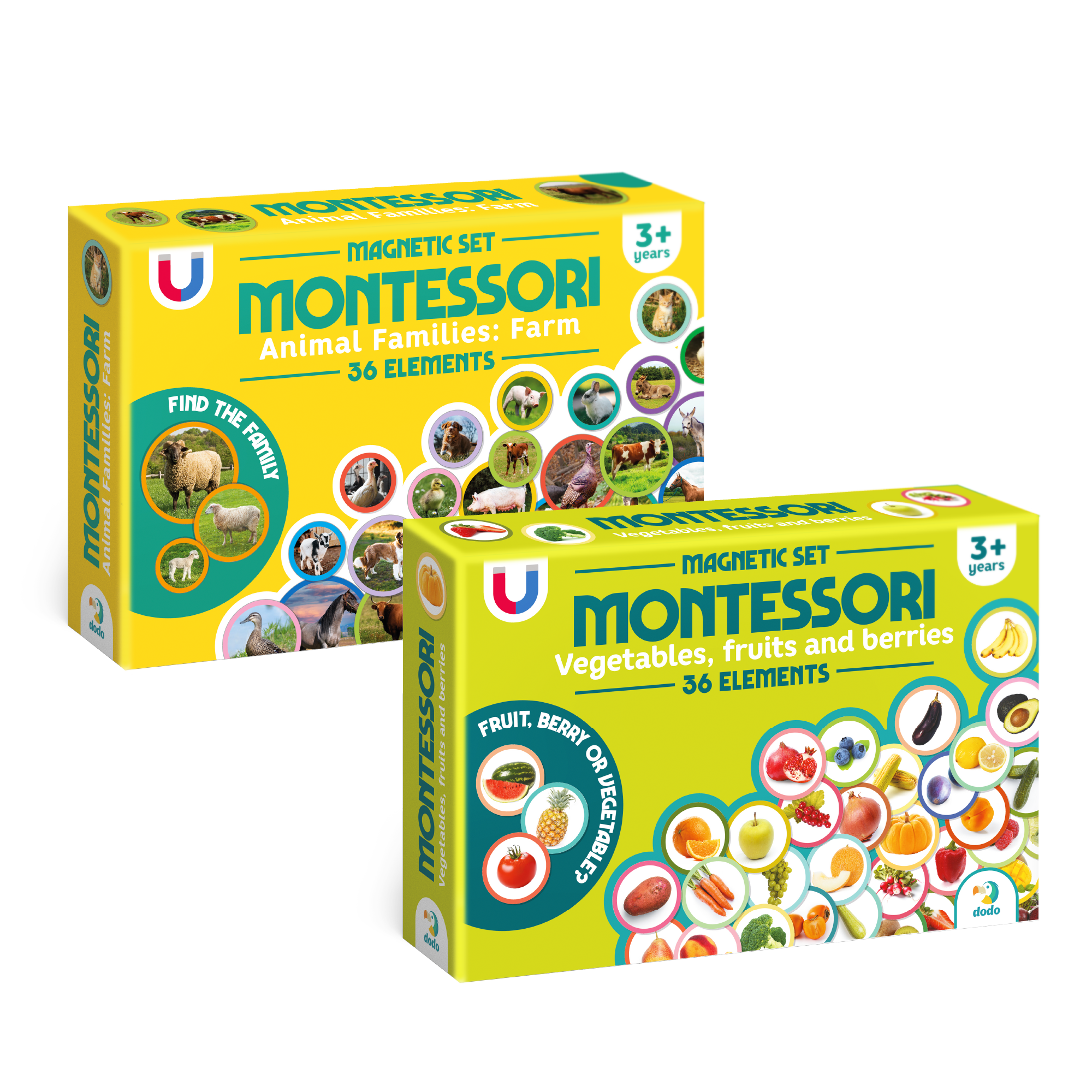 Set Animals + vegetables