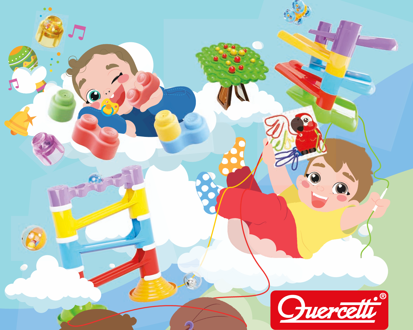 Quercetti products - promotional material