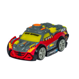 The red Road Rippers Afterburner motorised toy car, featuring button-activated lights, sounds, and pop-out glowing jet engines.