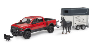 RAM 2500 Power Wagon with horse trailer and 1 horse