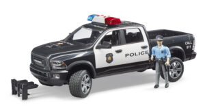 RAM 2500 Police truck with policeman and accessories