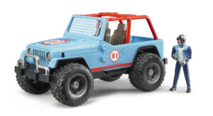 Jeep Cross Country racer blue with driver