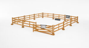 Accessories: Pasture fence (brown)