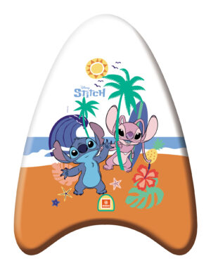 Disney Stitch Kickboard for Kids – Lightweight Swim Training Board for Pool & Beach