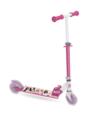 Mondo Barbie Foldable 2-Wheel Kids Scooter