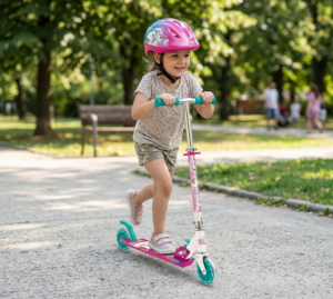 Unicorn 2-Wheel Kids Scooter – Foldable Scooter with Adjustable Handlebar