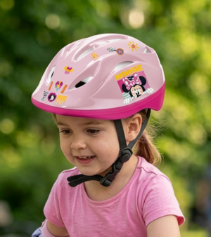 Disney Minnie Mouse Kids Helmet – Protective Cycling, Skating & Scooter Helmet