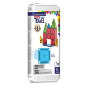 Geomag Magnetic Tiles Mini Travel Set - 26 Pieces