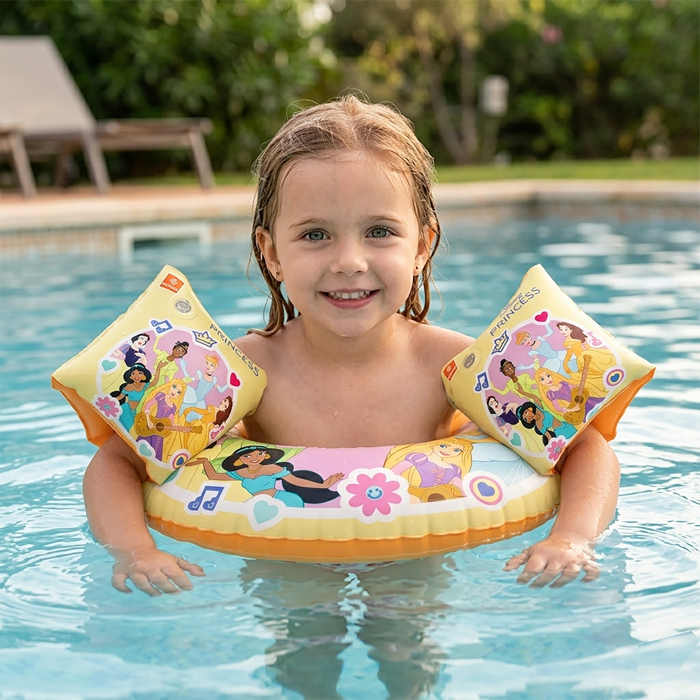 Disney Princess Inflatable Arm Bands and Ring Bundle