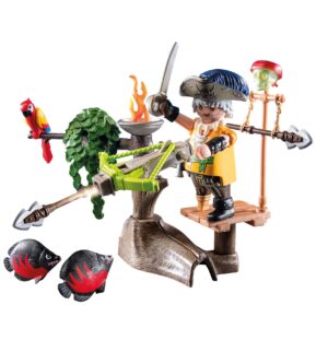 Playmobil Pirates Pirate with Ballista Playset – Battle Figure Set with Weapon & Accessories