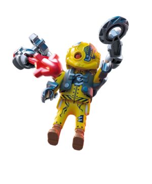 Playmobil Robot Super Hero Figure Playset – Action Hero Toy with Accessories