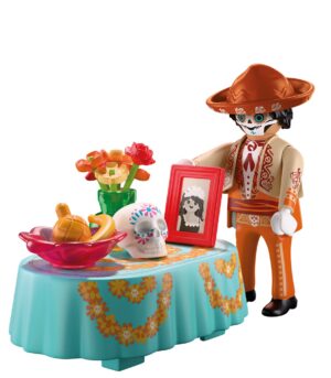 Playmobil Día de los Muertos Playset – Festival Figure Set with Accessories