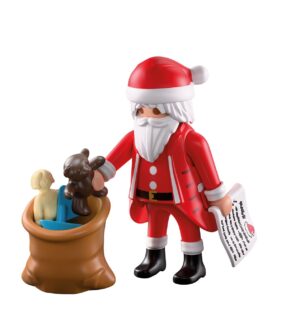 Playmobil Santa with Wishlist Playset – Christmas Figure Toy with Accessories