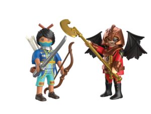 Playmobil Novelmore vs Burnham Raiders Duel Playset – Knights Battle Toy with Figures & Weapons