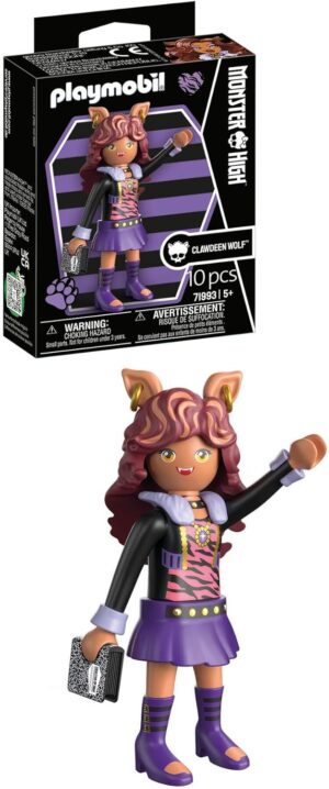 Playmobil x Monster High Clawdeen Wolf Playset – Fashion Figure with Accessories