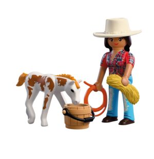 Playmobil DuoPack Horseback Rider – Equestrian Figure Set with Horse & Accessories
