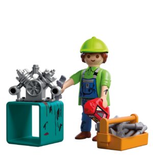 Playmobil Mechanic Playset – Workshop Figure with Tools & Accessories