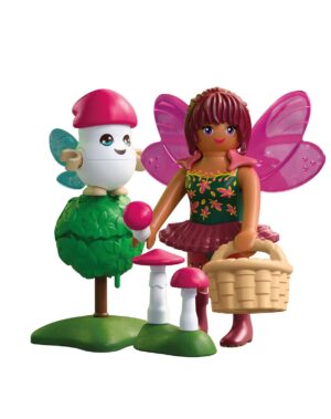 Playmobil Fairy with Cute Helper Playset – Fantasy Figure Set with Magical Companion & Accessories