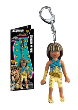 Playmobil x Monster High Cleo De Nile Keychain – Collectible Character Keyring Accessory