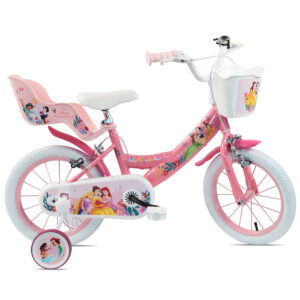 Huffy Disney Princess 14 Inch Girls Bike with Stabilisers