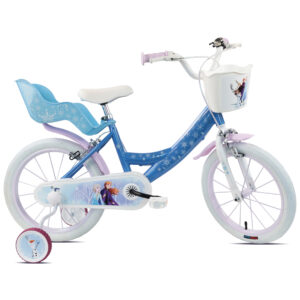 Disney Frozen 16 Inch Bicycle with Stabilisers and Basket