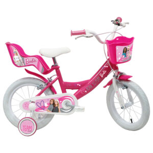 Barbie 14 Inch Kids Bicycle with Stabilisers