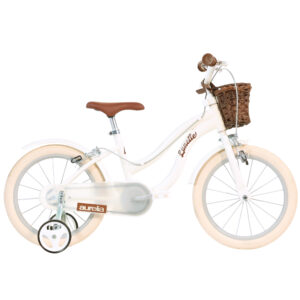 Dino Bikes Retro 16" Kids Bicycle – White | Classic Vintage Style Bike for Children
