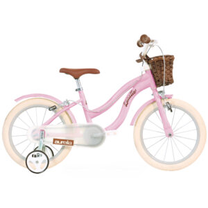 Dino Bikes Retro 16" Kids Bicycle – Pink | Classic Vintage Style Bike for Children
