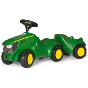 John Deere Mini Tractor and Trailer by Rolly Toys