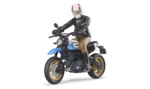 Scrambler Ducati Desert Sled with driver