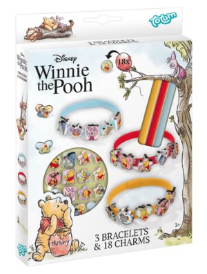Winnie the Pooh 3 bracelets & 18 Charms