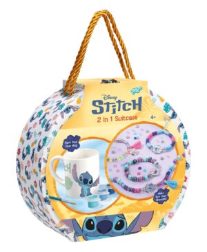 Stitch 2 in 1 Suitcase Mug and bracelets